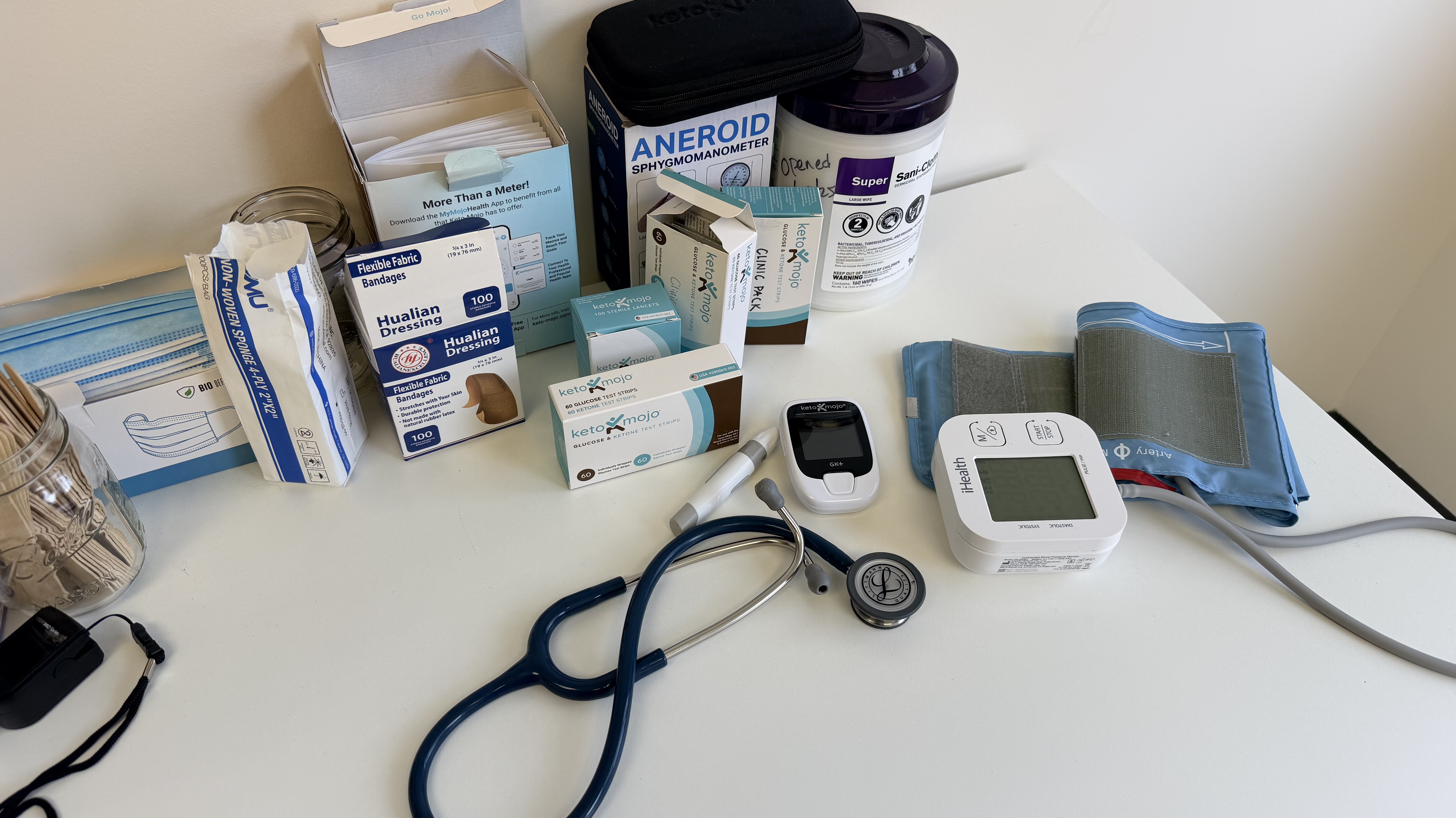 Clinical supplies for ketogenic therapy monitoring